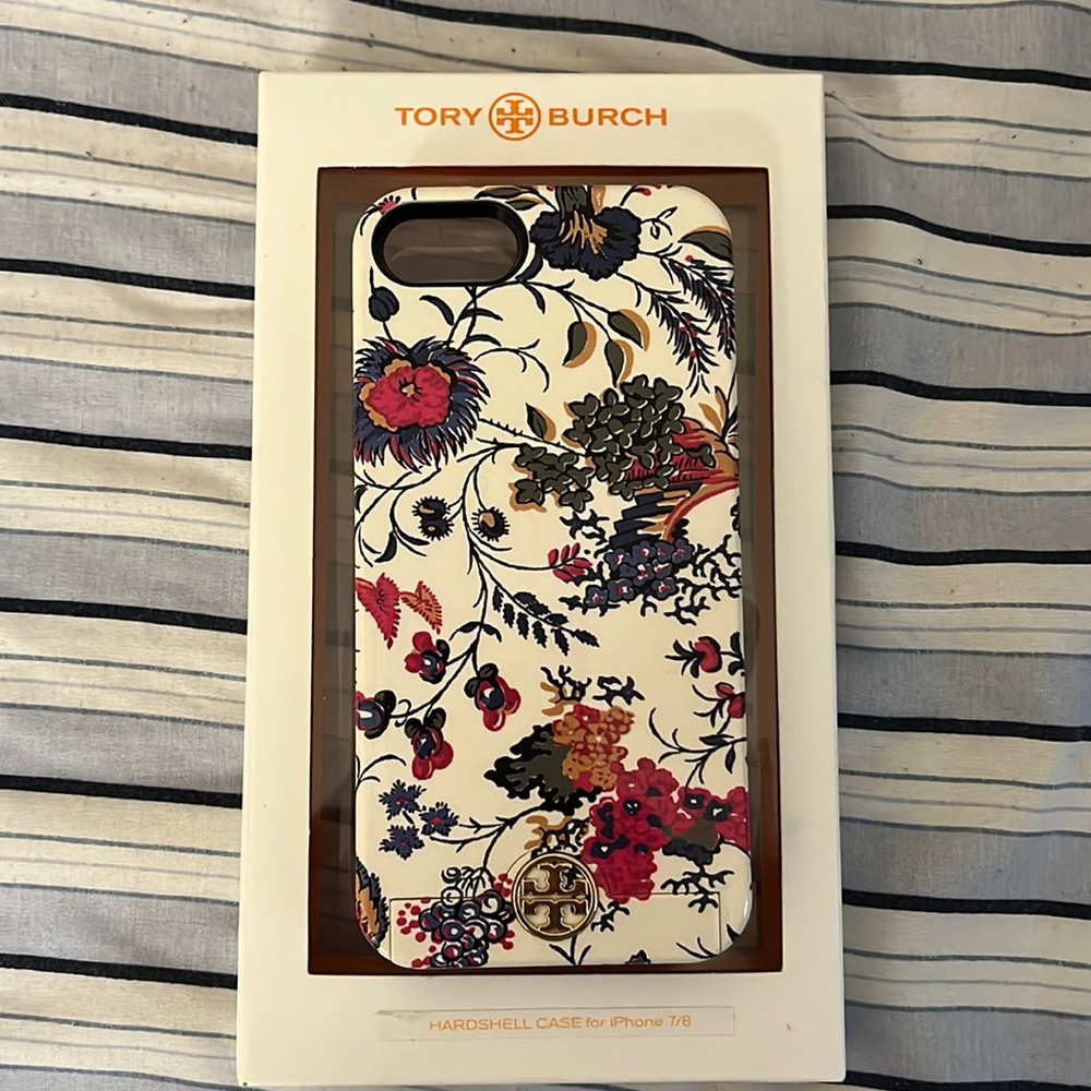 Tory Burch floral iPhone 7/8 case Nwt